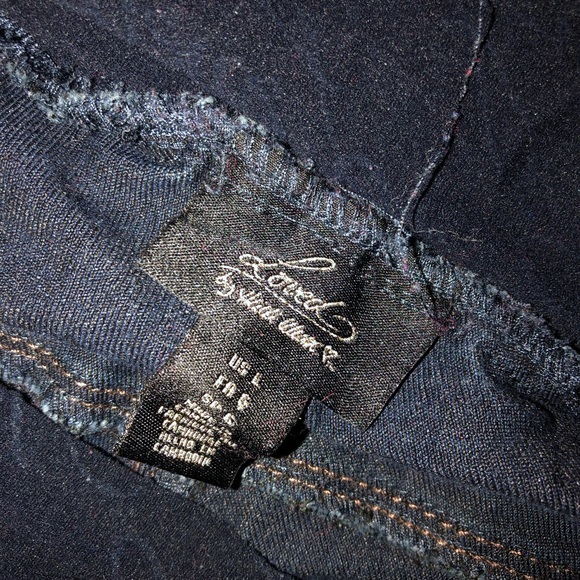 Loved by Heidi Klum Maternity Denim Jeans Full Belly Panel Size Large  Womens - Picture 7 of 7